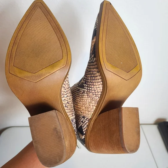 STEVE MADDEN Camryn Snakeskin Booties - Picture 9 of 11